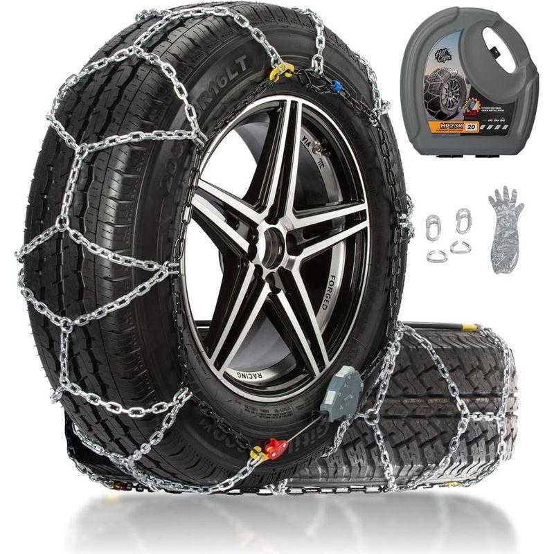 Auto Fixing Snow Chains for Light Truck/SUV/Pickup Truck, Quick Fit & Easy Installation Snow Tire Chains, HPK-2330 Portable Reus