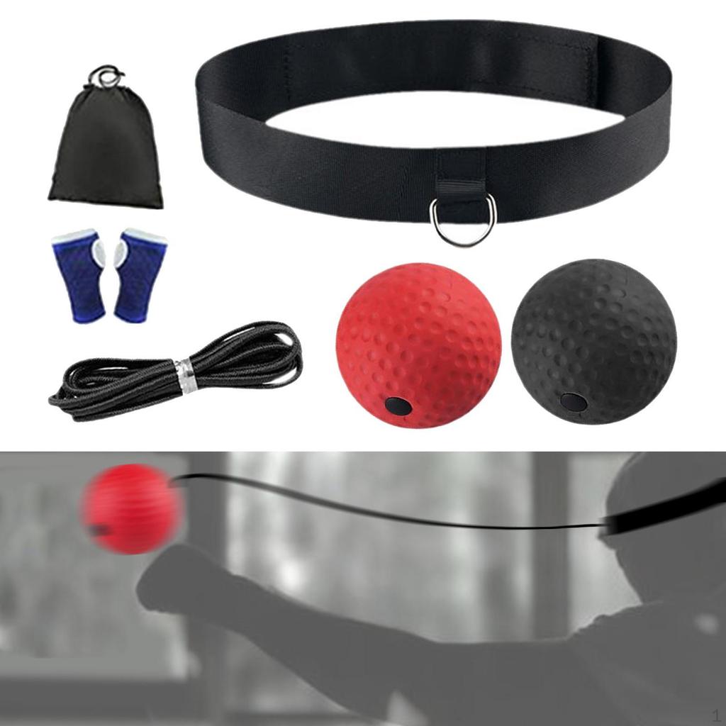 Boxing Ball Headband Punching for Women Men Mma Agility Punch Practice with String