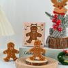 Christmas Gingerbread Man Scented Candle - Festive Wax Souvenir Gift