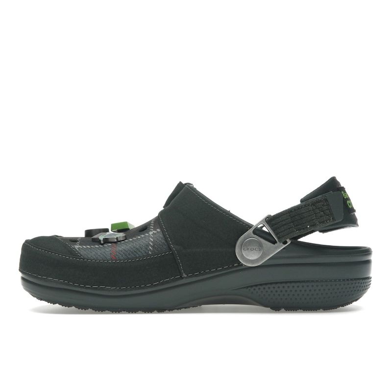 Crocs Barbour X Classic Clog Kelp Plaid Unisex Sneakers Green 210898-3VT