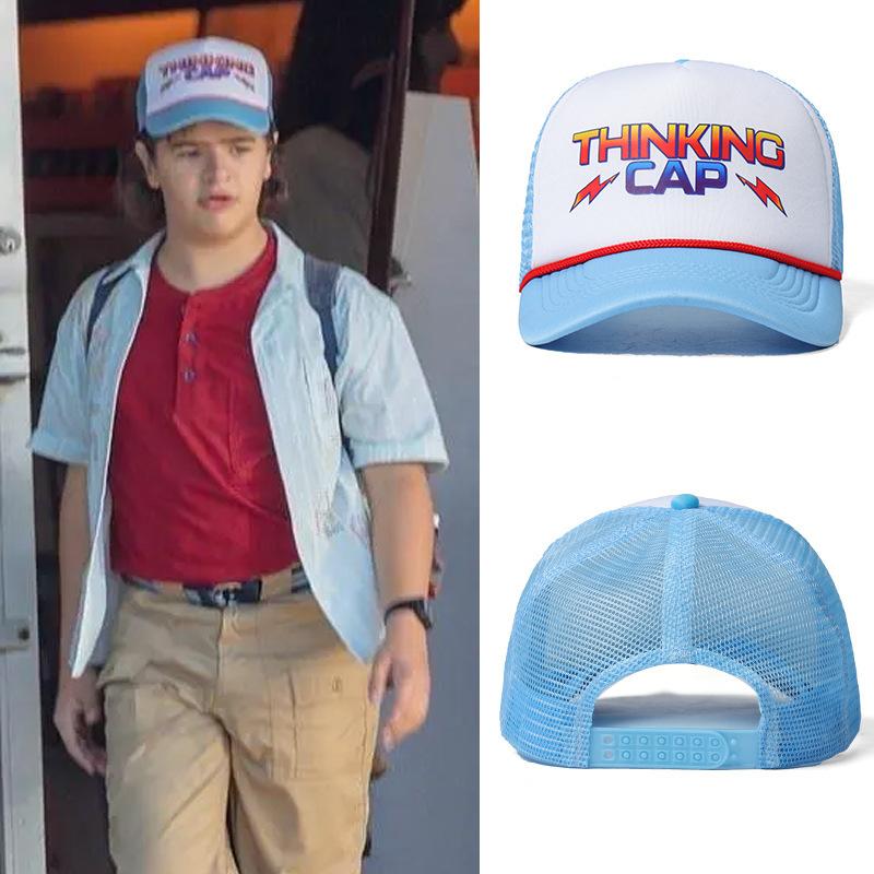 Sport Retro Stranger Hat Cosplay Dustin Baseball Cap Mesh Thinking Hats Adult Unisex Accessories Adjustable Prop Outdoor