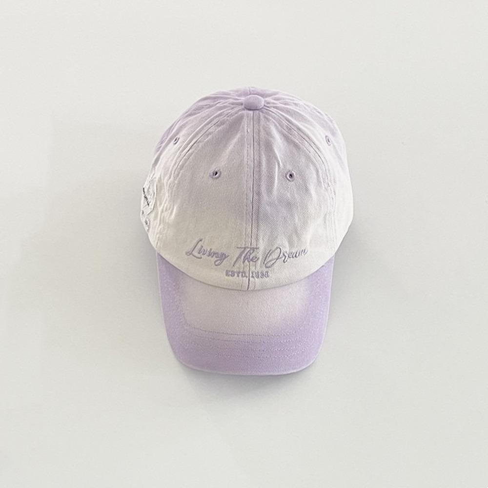 Gradient Color Baseball Cap American Retro Curved Brim Hat Trendy Peaked Cap  Daily