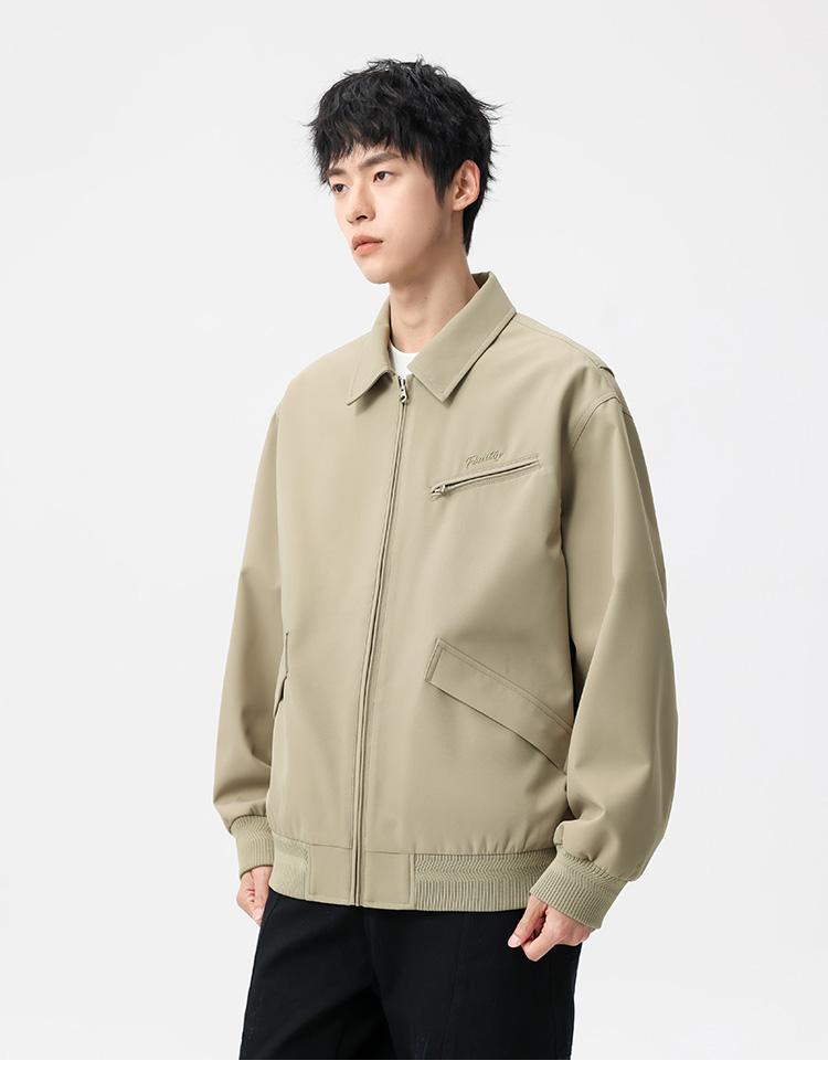 [Lapel Simplicity] Light Business Skin friendly Simplicity Versatile Casual Men's Jacket