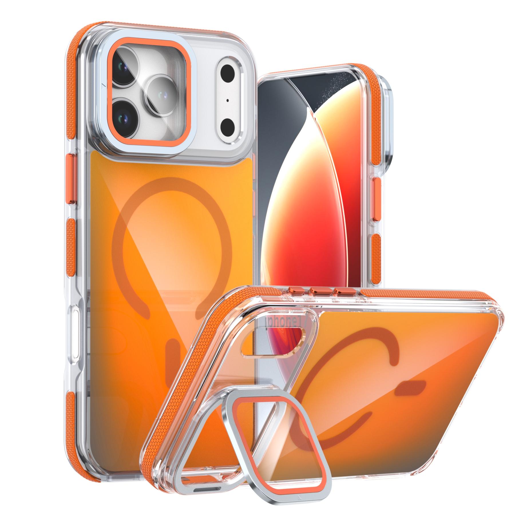

Chameleon Magnetic Case For iPhone 17 16 15 14 13 12 Pro Max For MagSafe Wireless Charge Lens Protection Stand Cove Capar iPhone17