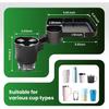 Car Cup Holder Tray, Extra Large Car Cup Holder Expander With 360° Rotation Fit Most Big Cup Detachable 3 In 1 Car Trays For Eating, Phone & Snack