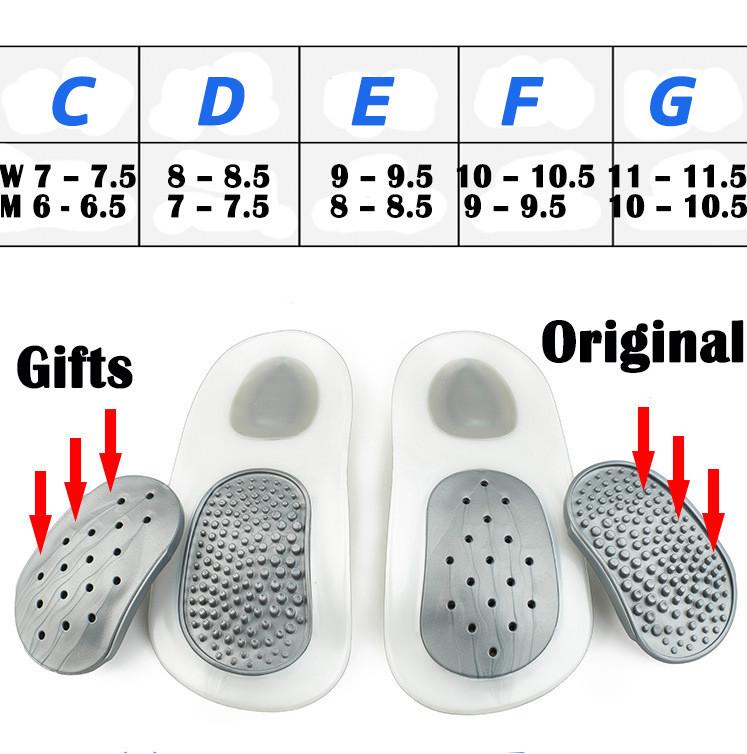 Walkfit Platinum Orthotics Flat Foot Insole Orthopedic Insole Comfort Support For All Sizes