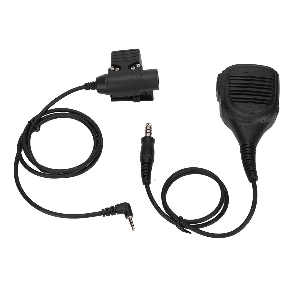 7.1mm Shoulder Microphone Two Way Radio Speaker Mic with U94 PTT for Xiaomi 1S2S Intercom