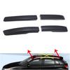 4x For 2011- For Mitsubishi ASX RVR Roof Rail Rack End Cover Shell Cap Black