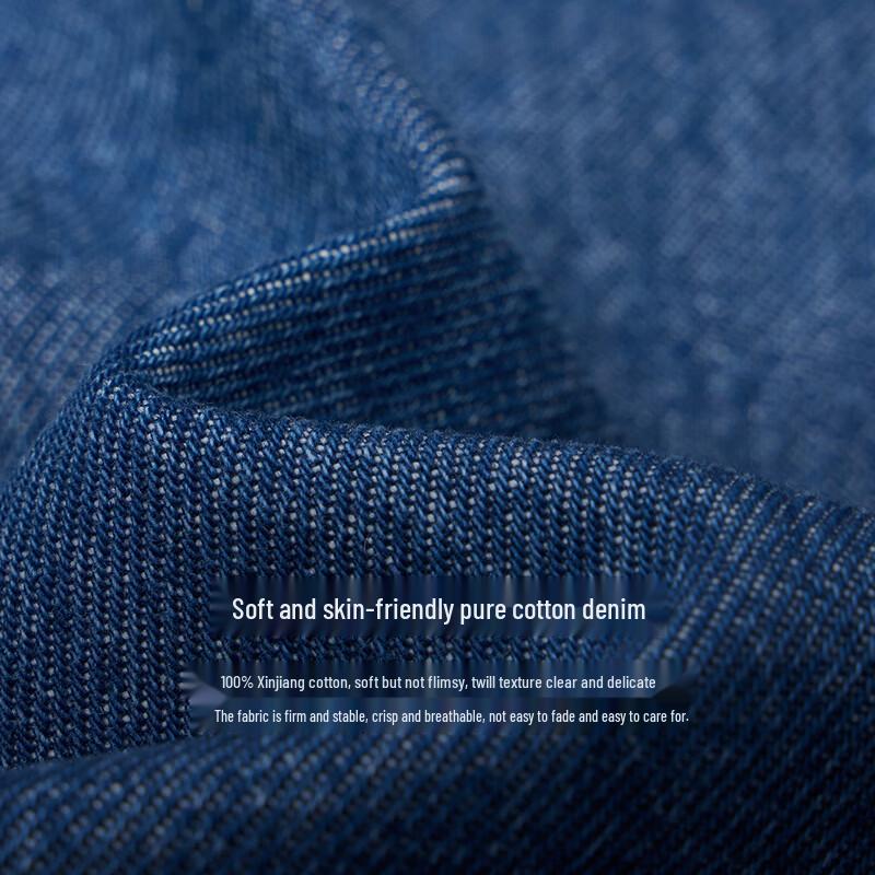 INMAN Women's 100% Cotton Denim Vest Dress