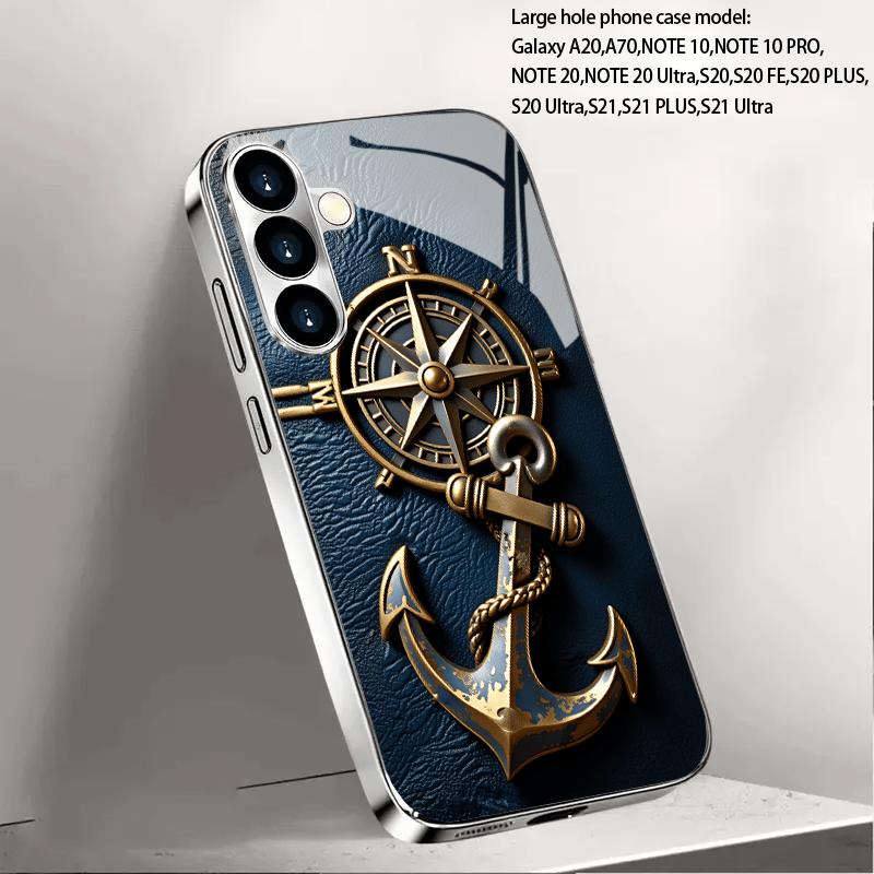 

Гальванизированный золотой новый чехол для телефона для Samsung Galaxy S26 Ultra S25 Plus S24 S23 S22 fe закаленное стекло Художественные текстурные узоры For Galaxy S26