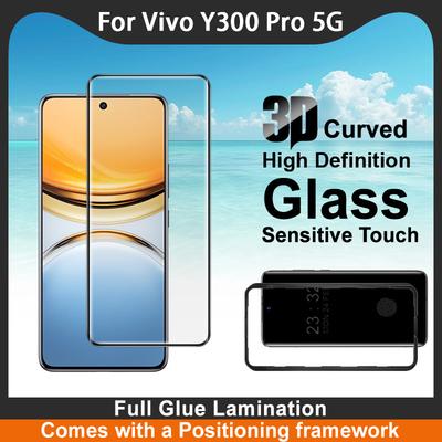 For Vivo Y300 Pro 5G Glass IMAK 3D Curved Full Screen Tempered Glass Film