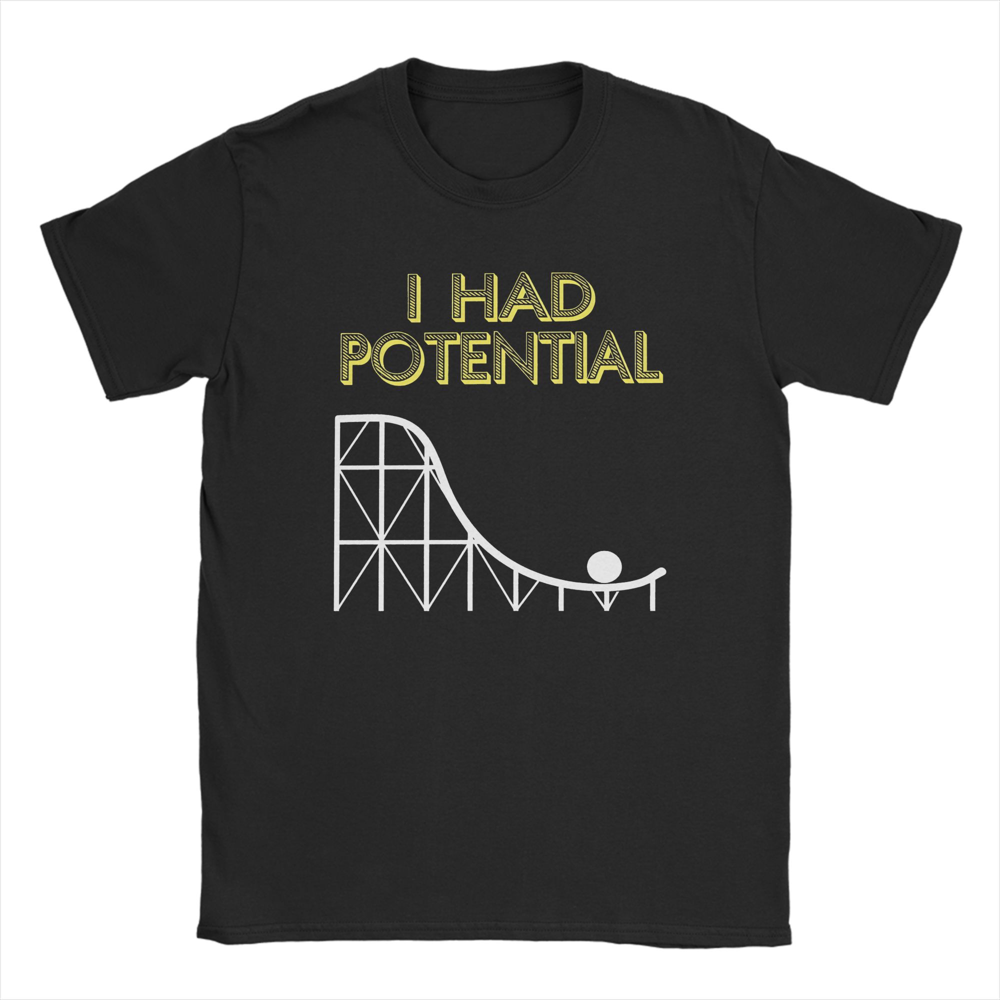 Unisex Unisexs Dr Graces I Had Potential Jazz Hands Funny Physics Science T Shirt Project Hail Mary Cotton Clothes Tees Tshirt S