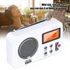 Shower Radio Speaker, AM/FM Radio with LCD Display, Portable Stereo Radio with Earphone Port for Home, Beach, Hot Tub, Bathroom, and Outdoor Use