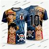 2026 Giappone One Piece Luffy Maglia da Calcio T-shirt Uomo/Donna Felpa ad Asciugatura Rapida