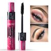 2 In 1 Waterproof Mascara Long Thick Curly Non Smudge Lashes Extension Cosmetic
