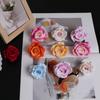 7pcs 6CM Silk Rose Heads Vintage Artificial Flowers Wedding DIY Wreath Garland Accessories DIY Gifts Box Scrapbooks Decor