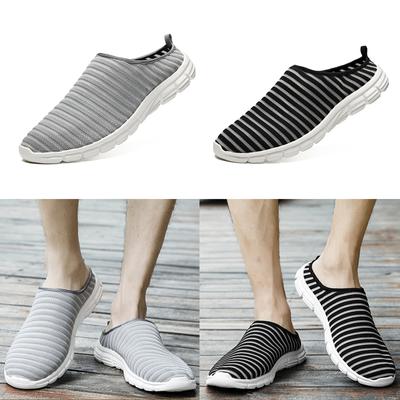 New Summer Slippers Men Hollow Out Breathable Beach Flip Flops Unisex Casual Slip-on Flats Sandals Men Shoes Zapatillas Hombre