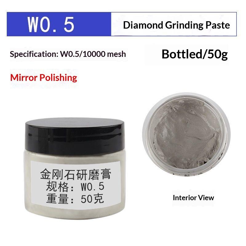 50G Diamond Paste Compound Mirror Polishing Lapping Syringes Glass Jade Jewelry Metal Buffing Abrasive Tools