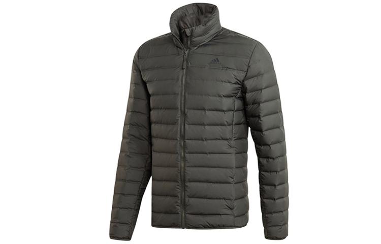 Adidas Down Jacket Men s Legend Dark Earthy Brown DZ1424 S