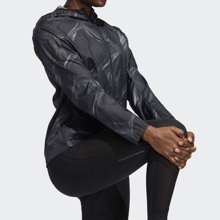 Adidas Training Hooded Jacket Women Tops Black DW5960