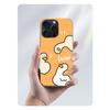 Cute Cartoon Duck Clear Phone Case For Iphone 17 Air 16 Pro Max 15 Pro 14 Plus 17E 16E 11 13 12 Mini Cover Cases Fundas Cell TPU