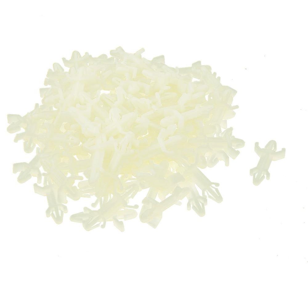 

100pcs White Nylon Reverse Locking Circuit Boards Support PCB Spacer Nylon Long Life