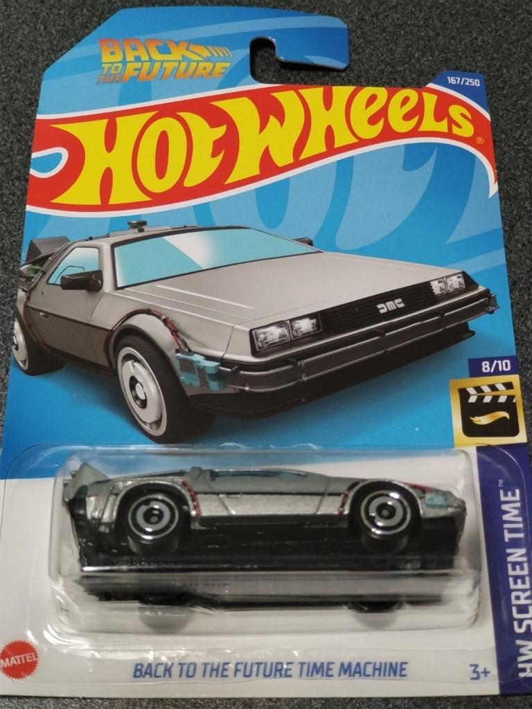 Hot Wheels Basic Car Back To the Future Time Machine HHF15 Back To the Future Car Miniature Car [Ages 3+]