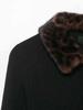 Women's Autumn Fur Collar Patchwork Knitwear – European & American Style