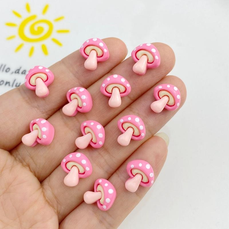 30Pcs New Cute Resin Mini Bee Tree Strawberry Sun Flatback Ornament Jewelry Making Manicure Hairwear Accessories