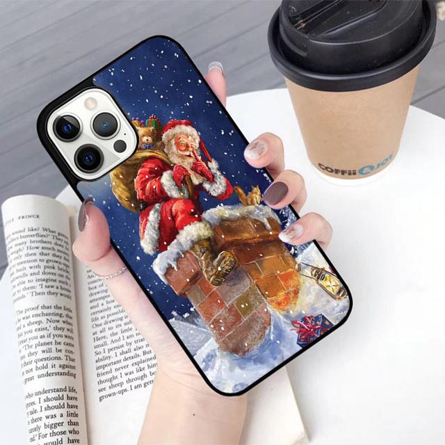 Merry Christmas Happy New Year Style Phone Case For For iPhone 17 Air 16 15 11 12 13 14 Pro Ma Plus Coque