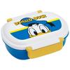 Children's Bento Box, 360ml Capacity, Fluffy Lid, Made In Japan, Single Tier, Dishwasher and Microwave Safe, Disney Donald Duck Design, QAF2BAA
