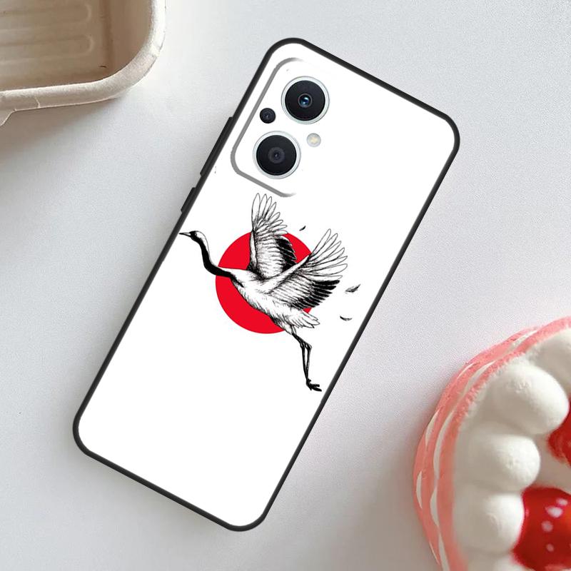 Japanese Style Art Japan Case For OPPO Reno 10 Pro 11F 4Z 5Z 8T 4 5 6 7 8 Lite OPPO Find X2 X3 Neo X5 X6 Pro Cover