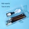 235 Art Calligraphy Tool Box - Portable Plastic Storage for Large and Small Brushes