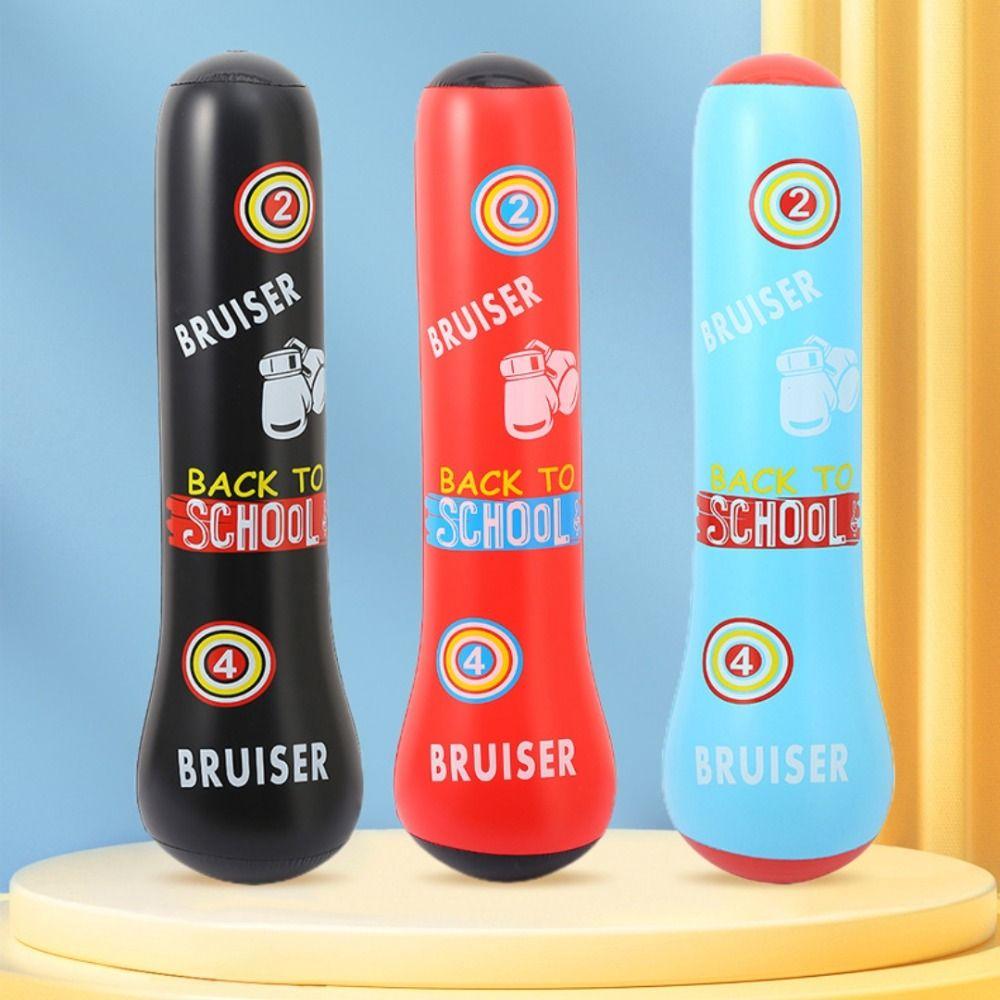 Inflatable Kids Boxing Sandbag PVC Fitness Sand Bag Children Punching Bag Gym Training