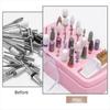 30 Holes Nail Art Display Stand Nail Salon Nail Art Drill Bit Holder  Beauty Exhibition
