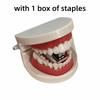 Creative Denture Model Stapler Funny Portable Halloween Prank Props Novelty Mini Halloween Desktop Decoration