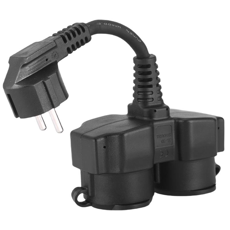 

Upgrades Outdoor Power Outlet with Cover & IP44 Protections Robusts 2 Port Extension for Garden & Humid Conditions 1