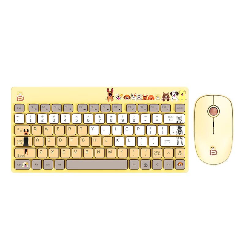 

Fude 1501 Slim Wireless Keyboard & Mouse Set