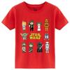 Breathable Children's T-Shirt, Fashionable and Cool, Full Character Print, Parent-Child Short Sleeve, 2026 New Style