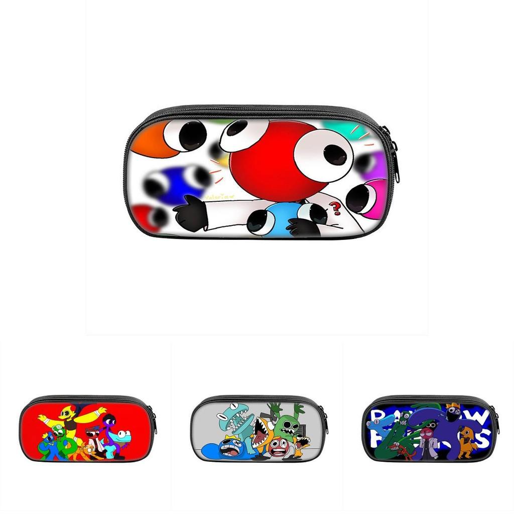 Colorful Rainbow Friends 2 Pencil Case Spacious Storage For School Supplies