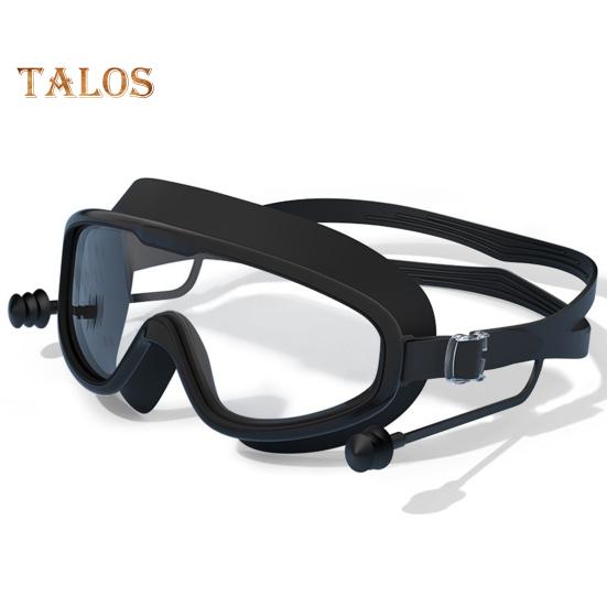 Adults Swim Goggles Anti-Fog Large Frame Pool Goggles High-Definition Wide View Swimming Glasses for Men Women