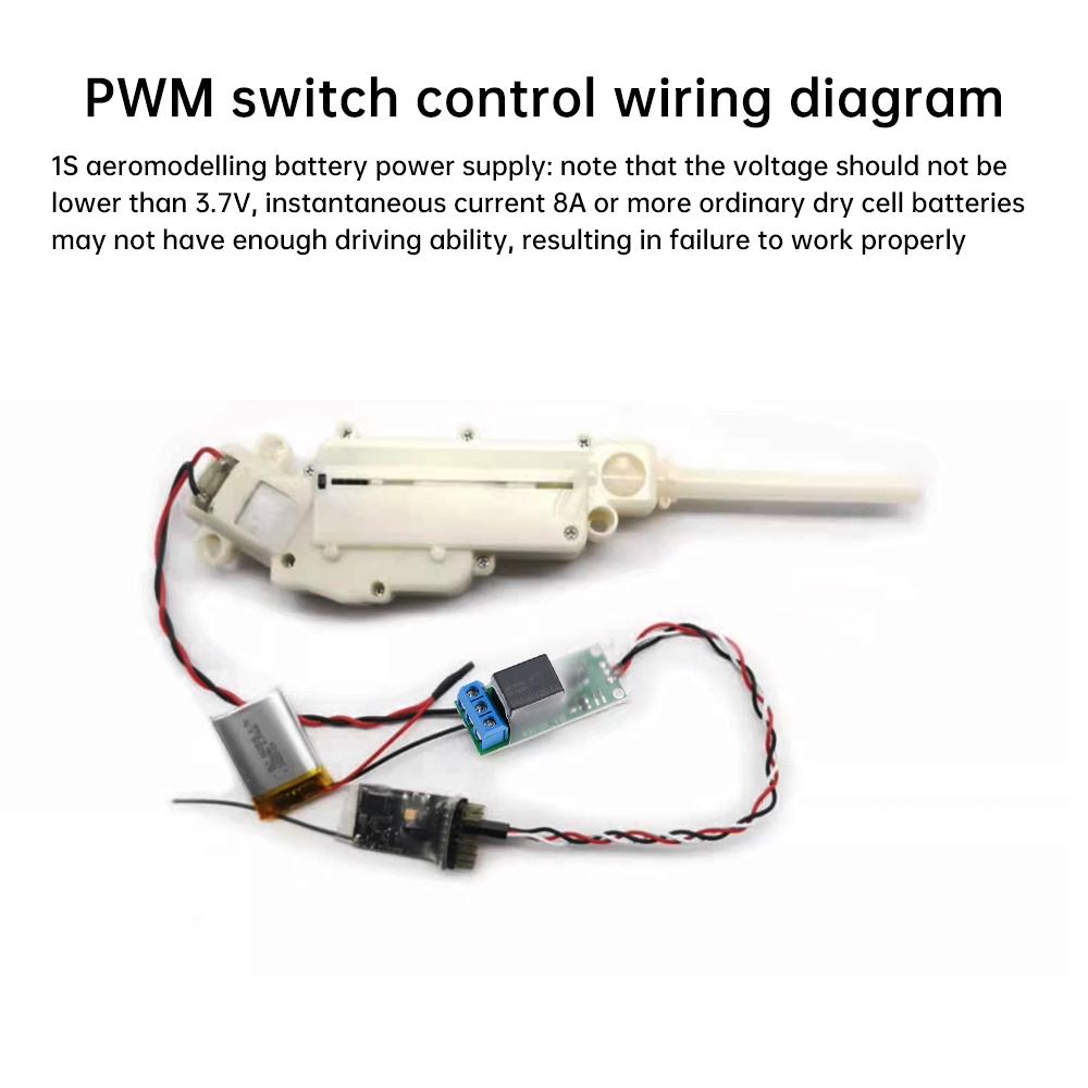 5V-12V RC Relay PWM Switch Electronic Module Navigation Light Controller 1CH Relay Circuit Board Receiver Universal DIY Parts Relays 5