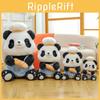 Plush Panda Chef Toy Cute Cartoon Baking Child Bedroom Decoration Scene Gift