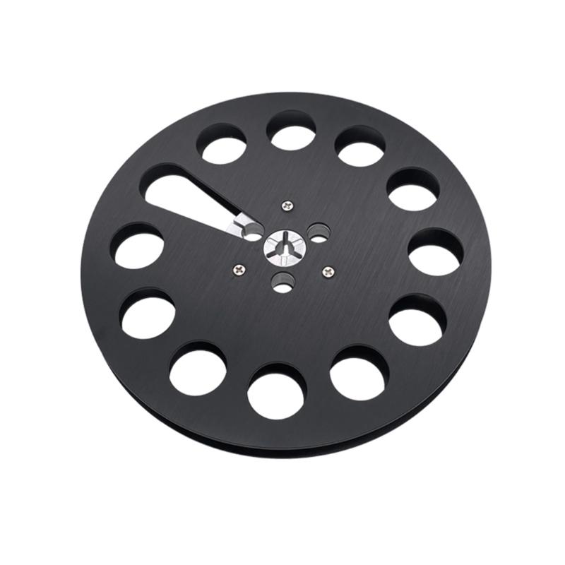 7Inches Magnetic Tape Spool Aluminum Tape Reel with 12 Holes Open Reel Audio Aluminum Takeup- Reel 7'' Multi-Color