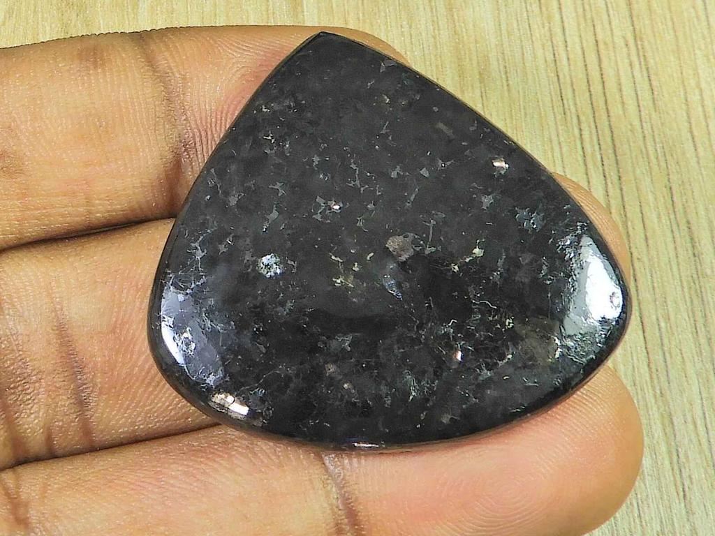 Natural Numite Pear Healing Crytsal Cabochon Loose Gemstone 74Cts. 39X36X5MM SK-3355