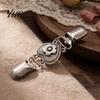 Elegant Sweater Brooches 4Pcs Vintage Clips for Women Girls, Retro Floral Cardigan Clips, Scarf Clasps Shawl Pins Scarves Clip, Waist Cincher
