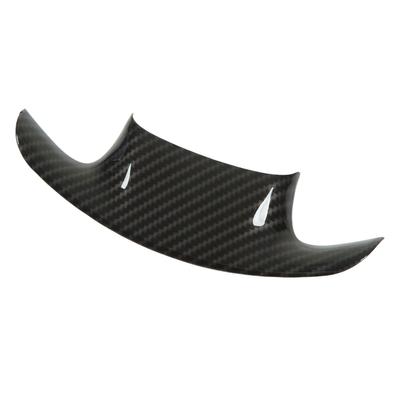 Steering Wheel Cover Trims Carbon Fiber Style Lower Base Interior Frame Cover Replacement for