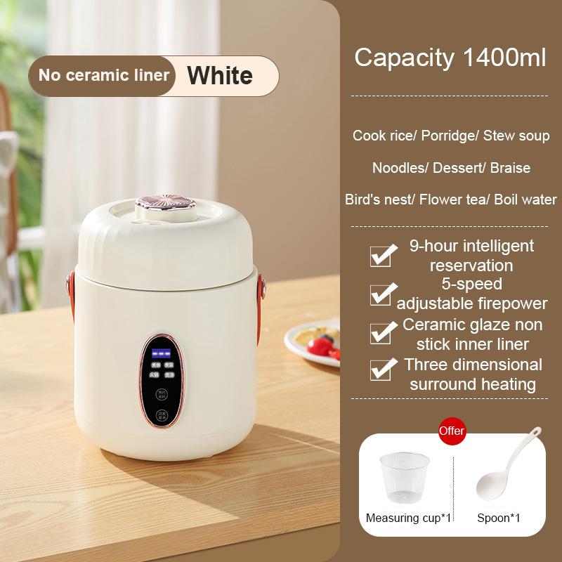 1,4l elektrická konvice, hrnec na ohřev vody, termální ohřev, kotel, polévka, dušená kaše, pomalý hrnec, nudle, rýže, hrnek na vaření