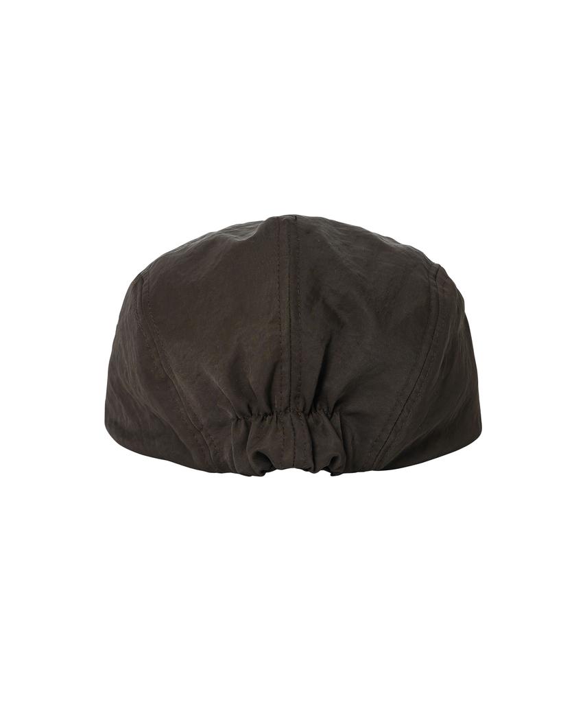 AJOBYAJO Tribal Logo Nylon Flat Cap [Dark Brown]