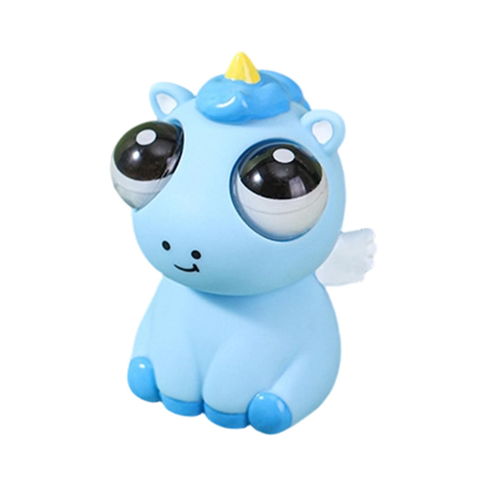Squeezeup Wideeyed Plush Toy, Wideeyed Stress Relief Toy One Size синий